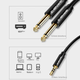 Кабель ZHENWEI Mini Jack 3.5 мм - 2 x Jack 6.35 мм, 15 м (ZW-YPX141) - зображення 7