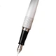 Перьевая ручка PILOT 88G, деловая ручка для подписи, металлический корпус, практичное офисное использование, для тренировки почерка у студентов, подарок для взрослых, занимающихся каллиграфией, FP-MR2, фиолетовый леопардовый узор, перо размера M. - изображение 1
