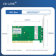 Мережева карта EB-LINK PCI гігабітна на 2 порти на чипі Intel 82546 - зображення 5