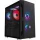 Міні-корпус SilverStone Fala H1 M, чорний, для плат MATX, з підтримкою водяного охолодження 240 мм, вентилятором 120 мм, довгими відеокартами та скляною бічною панеллю - зображення 1