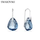 Сережки-гвоздики SWAROVSKI GALET сині, артикул 5734267 - зображення 7