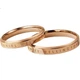 Кільця для пари Daniel Wellington DW Classic Rose Gold 54+64 Кільця для пари 018+023 [520 Подарунок для дівчини] - зображення 3