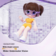 Плавальні окуляри Warrior Kids HD Anti-Fog Waterproof Large Frame Boys Girls Swim Cap Set 65624 Рожевий - изображение 5