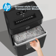 Багатофункціональний комерційний офісний шредер HP рівня 4, шредер для файлів (подрібнює безперервно 10 хвилин, 8 аркушів за прохід, місткість 20 літрів, може подрібнювати картки/скоби), B0820CC - зображення 8