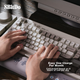 Механическая клавиатура 8BitDo Retro87 M, 87 клавиш, классический ретро-дизайн, беспроводное использование для игр и офисных задач, трехрежимное подключение Bluetooth и проводное подключение, совместимость с ПК и Android. - изображение 7