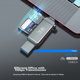 Картридер Chuanyu USB 3.2 Gen1/Type-C для карт SD и TF, два слота, для камер и дронов - изображение 6