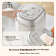 Рисоварка Midea Mini Rice Cooker 2L Smart Multi-Function Rice Cooker на 1-2 персоны с режимами приготовления супа и каши MB-RC211 - изображение 8