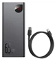 Повербанк для ноутбука Baseus 20000 мАг 65 Вт PD Power Bank Adaman Metal швидка зарядка макбука планшета телефону смартфона УМБ Базеус зовнішній акумулятор металевий корпус з кабелем USB to Type-C - зображення 12