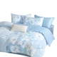 Комплект постельного белья Boyang Home Textile, 4 предмета, пододеяльник из чистого хлопка, простыня, 100% хлопок, для кровати 1,8 м, цвет Qinghe Yue Blue. - изображение 3