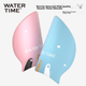 Шапочка для плавания WATERTIME Shuichuan детская силиконовая с цветочным узором, светло-розовая - изображение 10