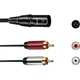 Аудіокабель ZHENWEI 2 x RCA — 2 x XLR (тато), 2 м, комплект 2 шт - зображення 3