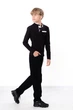 Дитячі штани для хлопчика прямого крою NoBrand 128 Чорний (p-20690-248321) - изображение 2