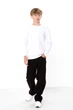 Дитячі однотонні джинси для хлопчика NoBrand 116 Чорний (p-20748-249350) - зображення 1