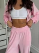 Женский костюм тройка розовый 42-44 г1425.1082.01 - изображение 5