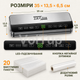 Вакууматор ZEPLINE ZP-00359 с силой всасывания 85 кПа, кухонный упаковщик и запайщик пакетов - изображение 5