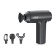 Массажер перкуссионный аккумуляторный WINNINGSTAR ST-6408 10W FASCIA MASSAGE GUN 4 насадки Black - изображение 1