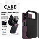 Etui z klapką CARE by Panzer Glass Tango 2-in-1 Wallet Case Black w. MagSafe do Apple iPhone 17 Pro Max (CR39469) - obraz 4