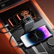 Автомобільний зарядний пристрій Hoco Z67A Triunfar car charger with telescopic 60W Grey - зображення 8