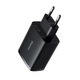 Мережевий зарядний пристрій Baseus Compact Charger 3U 17W EU Black CCXJ020101 - зображення 5