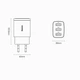 Мережевий зарядний пристрій Baseus Compact Charger 3U 17W EU Black CCXJ020101 - зображення 6