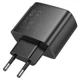 Мережевий зарядний пристрій HOCO CS63A Bright PD charger 65W Black - изображение 6
