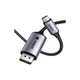 Кабель мультимедийный USB-C to DisplayPort M 3.0m 8K CM556 black Ugreen (25839) UGREEN 25839 1067528 - изображение 2