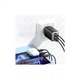 Зарядний пристрій Essager 2xUSB-C + 1xUSB PD67W QC4.0 FCP GaN black (ECT67W-LJB01-Z) Essager ECT67W-LJB01-Z 1067832 - зображення 6