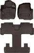 Килимки Weathertech Choco для Ford Expedition (mkIV) 2021-2024 (2 ряд - 2 місця)(1-2-3 ряд) (WT 4716651-4716654) - изображение 1