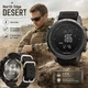 Чоловічий Цифровий Годинник для Військових NORTH EDGE DESERT Black - изображение 5