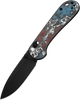 Нож Civivi Elementum складной карманный Crossbar Lock CPM-S35VN / Nebula FatCarbon 7.51 см Разноцветный (C24063B-1) - изображение 1