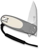 Нож Civivi Purr складной карманный Double Detent Slip Joint Nitro-V / G10 4.65 см Айвори с серым (C25054-1) - изображение 3