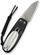 Нож Civivi Purr складной карманный Double Detent Slip Joint Nitro-V / G10 4.65 см Бело-черный (C25054-2) - изображение 2