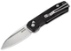 Нож SRM Scout 7229-GB складной карманный Ambi-Lock Sandvik 14C28N / G10 6.9 см Черный - изображение 3