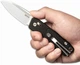 Нож SRM Scout 7229-GB складной карманный Ambi-Lock Sandvik 14C28N / G10 6.9 см Черный - изображение 8