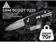 Нож SRM Scout 7229-GB складной карманный Ambi-Lock Sandvik 14C28N / G10 6.9 см Черный - изображение 9