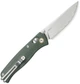Нож SRM Medal 255L-MG3 складной туристический Ambi Lock 140Cr / Micarta 8.2 см Зеленый - изображение 4