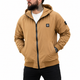 Куртка мужская Stone Island карман бежевая 4 ДЛ7036, городская весенняя, водоотталкивающая, эластичная M - изображение 1