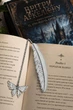 Закладка для книг з метеликом MRBookmark ⬩ світиться в темряві ⬩ сріблястий - зображення 3