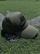 Кепка чоловіча Nike хакі із чорним лого, кепка чоловіча літня хакі - зображення 7