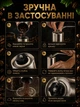 Кавомолка жернова перечниця млин для кави з регулюванням помелу ручна механічна кавомолки для кавових зерен подрібнення спецій портативна з гострими лезами з нержавіючої сталі із мішочком ложечкою та щіткою в подарунок - зображення 6