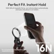 Тримач для телефону Ulanzi Uka Magnetic Phone Holder MA50 UV-M039 Black - зображення 13