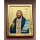 Писаная икона Святой Праведный Феодосий Балтский 22,5×28,5 см - изображение 3