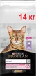 Сухий корм для дорослих котів з чутливою травною системою Purina Pro Plan Adult 1+ Delicate Digestion з індичкою 14 кг - зображення 1