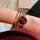 Годинник BURKER Ruby Petite Gold Burgundy - изображение 4