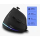 Вертикальная игровая мышь Zelotes C18 проводная RGB 10000 DPI 11 программируемых кнопок - изображение 4