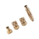 Насадка для полива 1/2", коннектор с аквастопом 1/2" шланга адаптер 1/2 и 3/4 латунная INTERTOOL - изображение 6
