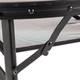 Стіл Bo-Camp Melrose Oval 120x80 cm Black/Wood look (1404220) - зображення 8