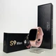 Умные часы Smart S9 Max для взрослых с пульсометром и силиконовым ремешком Розовые - изображение 1