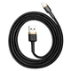 Data Кабель Baseus Cafule CALKLF-BV1 USB to Lightning 2.4A 1m, Black - изображение 3
