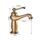 Смеситель для умывальника Epelli Deco Style Retro Bronze бронзовый - изображение 6